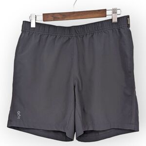 QOR Shorts‎ Men's Size Small Elastic Waist Black Flawed